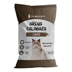 undefined - Arena Sanitaria Gato Aglomerante Bentonita  Calabaza Pets Cafe 25 kg