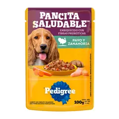 PEDIGREE - Alimento Húmedo Pancita Saluda Pavo Zanahoria 100G