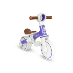 PRINSEL - Triciclo 2 En 1 Bicicleta de Balance Forza Morado