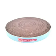 AM MASCOTAS - Rascador Para Gatos 39.5x39.5x4.5cm Pequeño Café