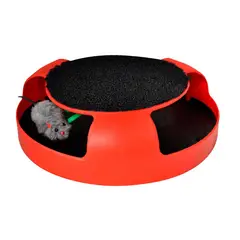 AM MASCOTAS - Rascador Para Gatos Cat 24.5x24.5x7cm Pequeño Azul
