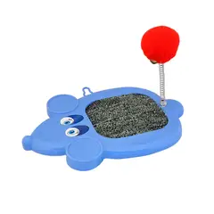 AM MASCOTAS - Rascador Para Gatos Pom 22.5x16.5x1.5cm Pequeño Rojo