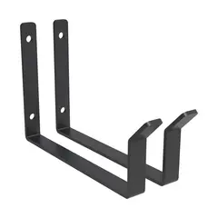 FLEXIMOUNTS - Set de Dos Ganchos Utilitarios Negros para Rack de Techo con Alta Resistencia