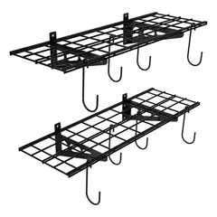 FLEXIMOUNTS - Organizador de Pared para Garaje con Ganchos para Bicicleta y Alta Resistencia