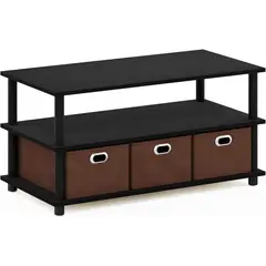 FURINNO - Mesa de Café Turn-n-tube En Negro y Ma