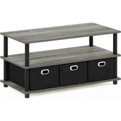 FURINNO - Mesa de Café Turn-n-tube En Grey/black