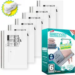 undefined - Bolsa al Vacío con Cierre Lateral Jumbo para Ropa y Cama