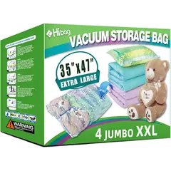 HIBAG - Bolsa al Vacío XXL para Ropa de Cama y Organización del Hogar