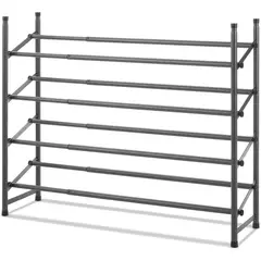 WHITMOR - Estante para Zapatos de 4 Niveles Gris