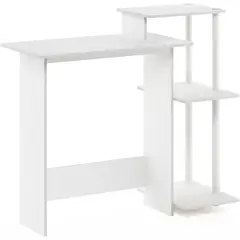 FURINNO - Escritorio para Computadora Con Estante Latera