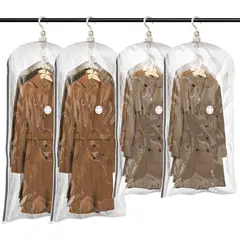 TAILI - Bolsas al Vacío Colgantes para Ropa con Diseño Transparente y Ahorro de Espacio