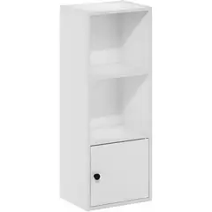 FURINNO - Biblioteca Compacta con Estantes Abiertos y Gabinete Inferior Integrado