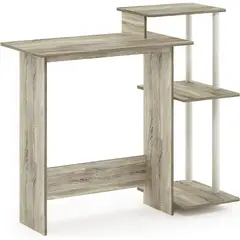 FURINNO - Escritorio Portátil Con Estantes Cuadrados - m