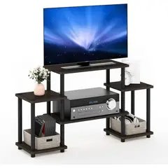 FURINNO - Soporte de Entretenimiento de Seis Niveles con Diseño Funcional y Estilo Moderno