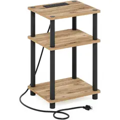undefined - Mesa Auxiliar 3 Niveles Con Puerto Usb y Tipo