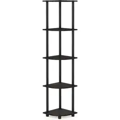 FURINNO - Estantería Turn N Tube de Cinco Niveles para Esquinas Modernas