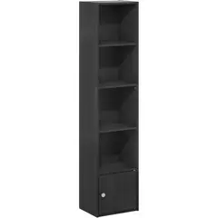 FURINNO - Biblioteca con Cubos Abiertos y Gabinete Inferior en Madera Laminada