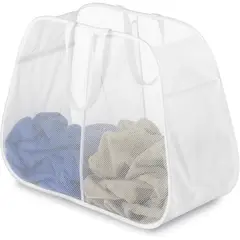 WHITMOR - Cesto Doble para Ropa Sucia Pop & Fold