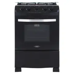 HACEB - Estufa de Piso Oregano 4 Puestos Gas Natural 60 - Vf Negro