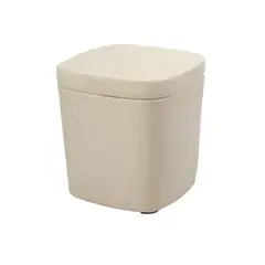 MQ - Puff Tapizado Taupe