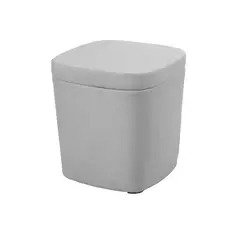 MQ - Puff Tapizado Gris