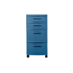 MQ - Cajonero Crochet 4 Niveles Azul