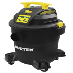 SURTEK - Aspiradora Sopladora 6 Gal 4 Hp Sólidos y Líquidos