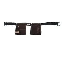 SURTEK - Cinturón Portaherramientas de Carnaza 10 Bolsillos