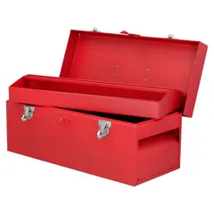 URREA - Caja de Herramientas Metálica 46 cm Calibre 0.6 mm