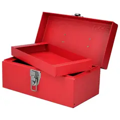 URREA - Caja de Herramientas Metálica 30 cm Calibre 0.6 mm