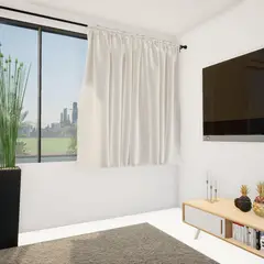 JUST HOME COLLECTION - Velo Suizo Visillo Blancos 270 x 165 cm