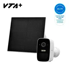 VTA PLUS - Cámara de Seguridad WiFi Exterior Solar 2K (3MP) con Visión Nocturna e Infrarrojo VTA-84734