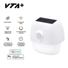 VTA PLUS - Sensor De Movimiento Inteligente Solar 2En1 Angle