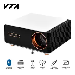 VTA PLUS - Proyector Led 7000 Lumens Full Hd Mirror Screen