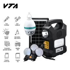 VTA PLUS - Kit Solar Con Parlante 10W Rms Incluye Accesorios