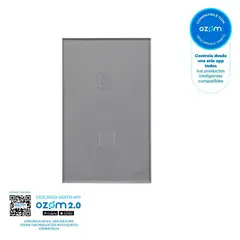 VTA PLUS - Interruptor Doble Inteligente Connect Iot Plata