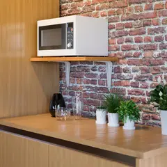 DUCASSE - Soporte Escuadra Blanco 20X25Cm