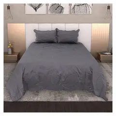 HOMETEX - Tendido Georgia Fullqueen Gris