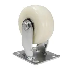 MP TOOLS - Rodachina Plana de Nylon Fija Resiste 400kg de 6"