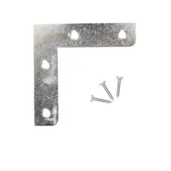 RANGER - Refuerzo En L para Esquinas En Zinc de 2-1/2" Con Tornillos