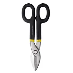 MP TOOLS - Tijeras Planas para Hojalatero con Mango de PVC y 10 Pulgadas