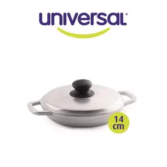 UNIVERSAL - Cacerola Fundida + Tapa Fundida 14 cm