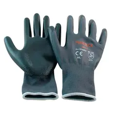 MAVERICK - Guantes De Seguridad Negros De Poliéster Nitrilo Talla L