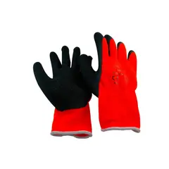 MAVERICK - Guantes De Seguridad Naranja De Latex Acrílico Talla L