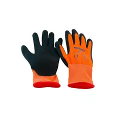 MAVERICK - Guantes Seguridad Naranja De Microespuma De Nitrilo Talla L