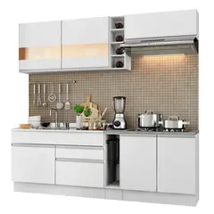 MADESA - Cocina Integral Parma 2.20m Blanco 02