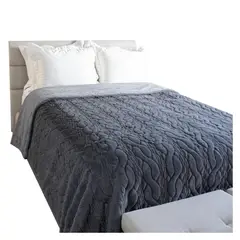 HOMETEX - Cobija Monaco Gris