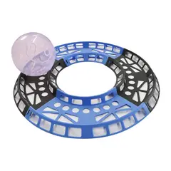 AM MASCOTAS - Bola para Hamster Con Base y Pista