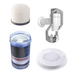 CHEF MASTER - 4 Repuestos para Filtro de Agua ChefMaster + Llave Magnética