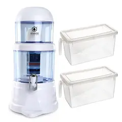CHEF MASTER - Filtro de Agua Biowater + 2 Organizadores Nevera